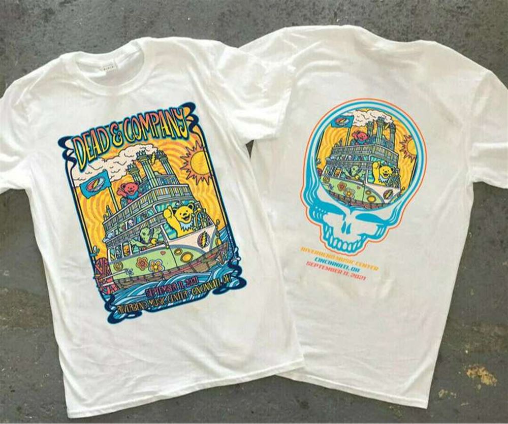 Dead And Company Cincinnati Oh Riverbend Music Center T Shirt