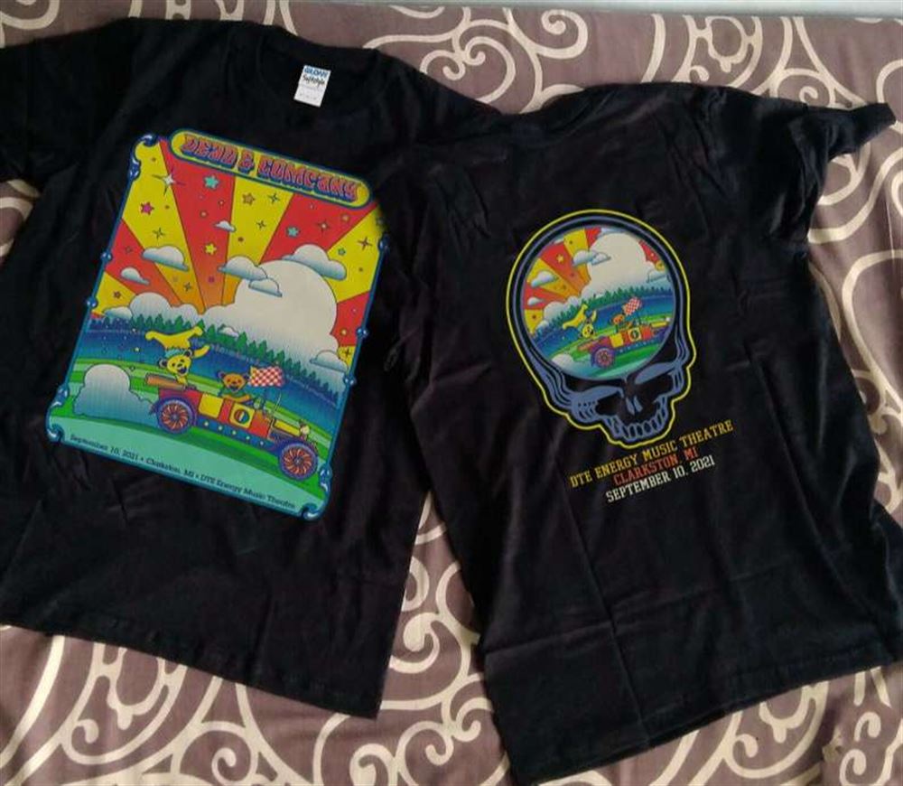 Dead And Company Clarkston Tour 2021 T Shirt Grateful Dead Tour