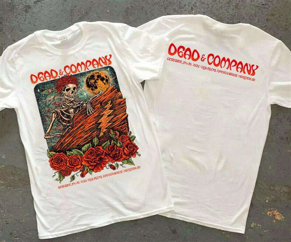 Dead And Company Morrison Co Tour 10-19-2021 Red Rocks T Shirt Grateful Dead Lover