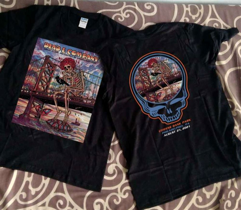 Dead And Company Philadelphia Citizens Bank Park Tour T Shirt