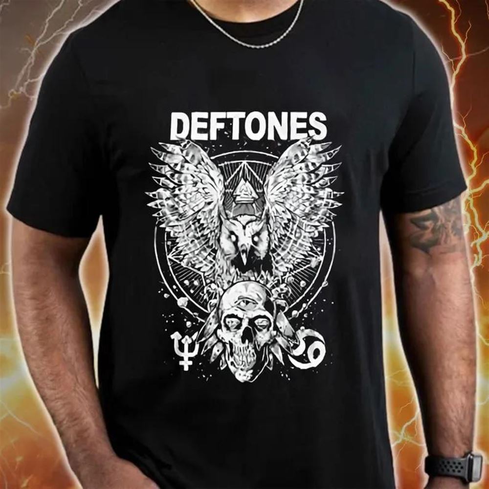 Deftones Owl And Skull Alternative Metal T-shirt