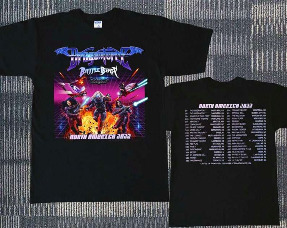 Dragonforce North America 2022 T Shirt