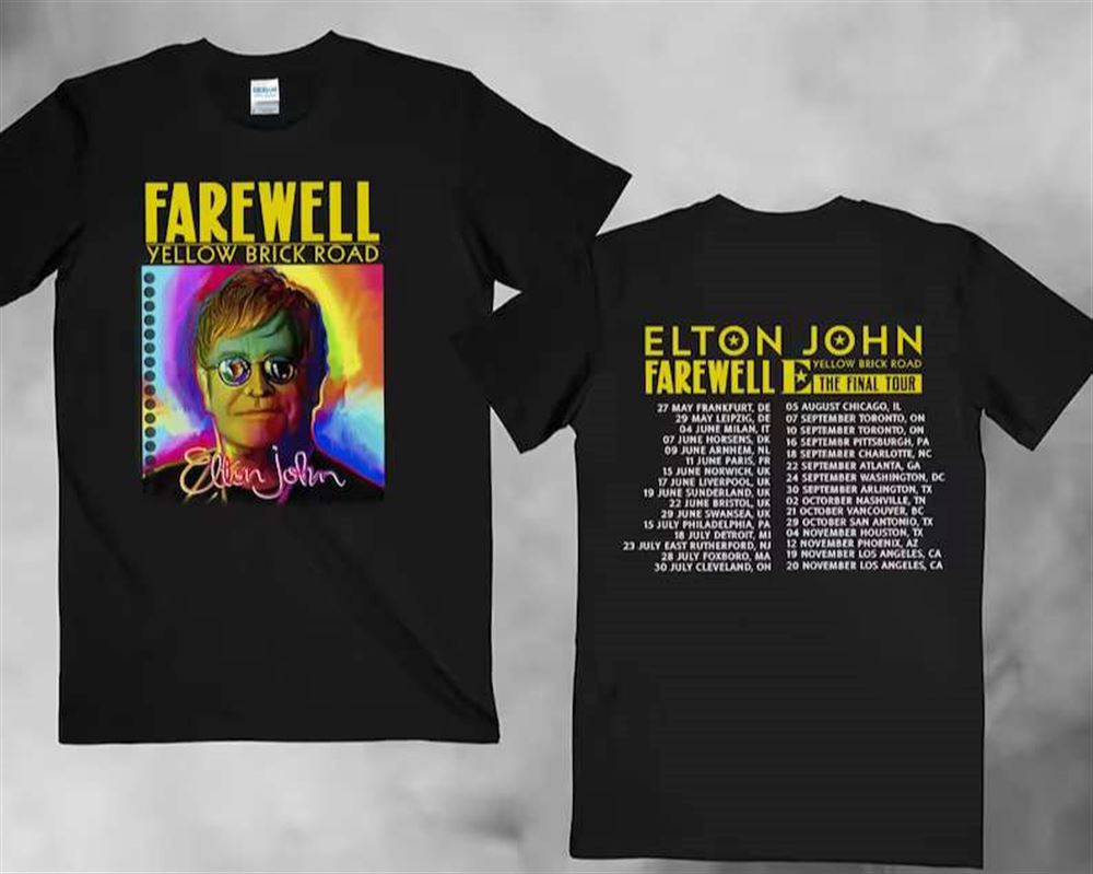 Elton John Farewell Tour 2022 T-shirt Merch