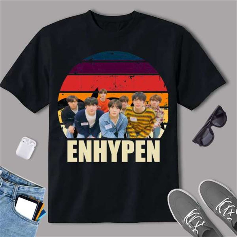 Enhypen Boy Band Graphic T-shirt