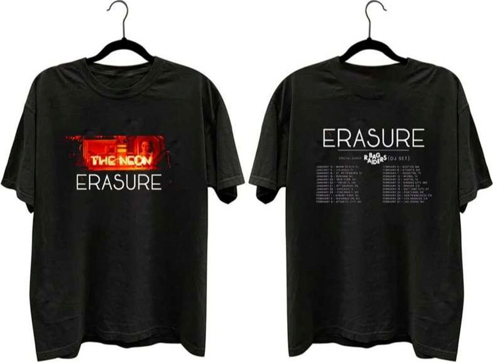 Erasure The Neon North American Tour 2022 T-shirt