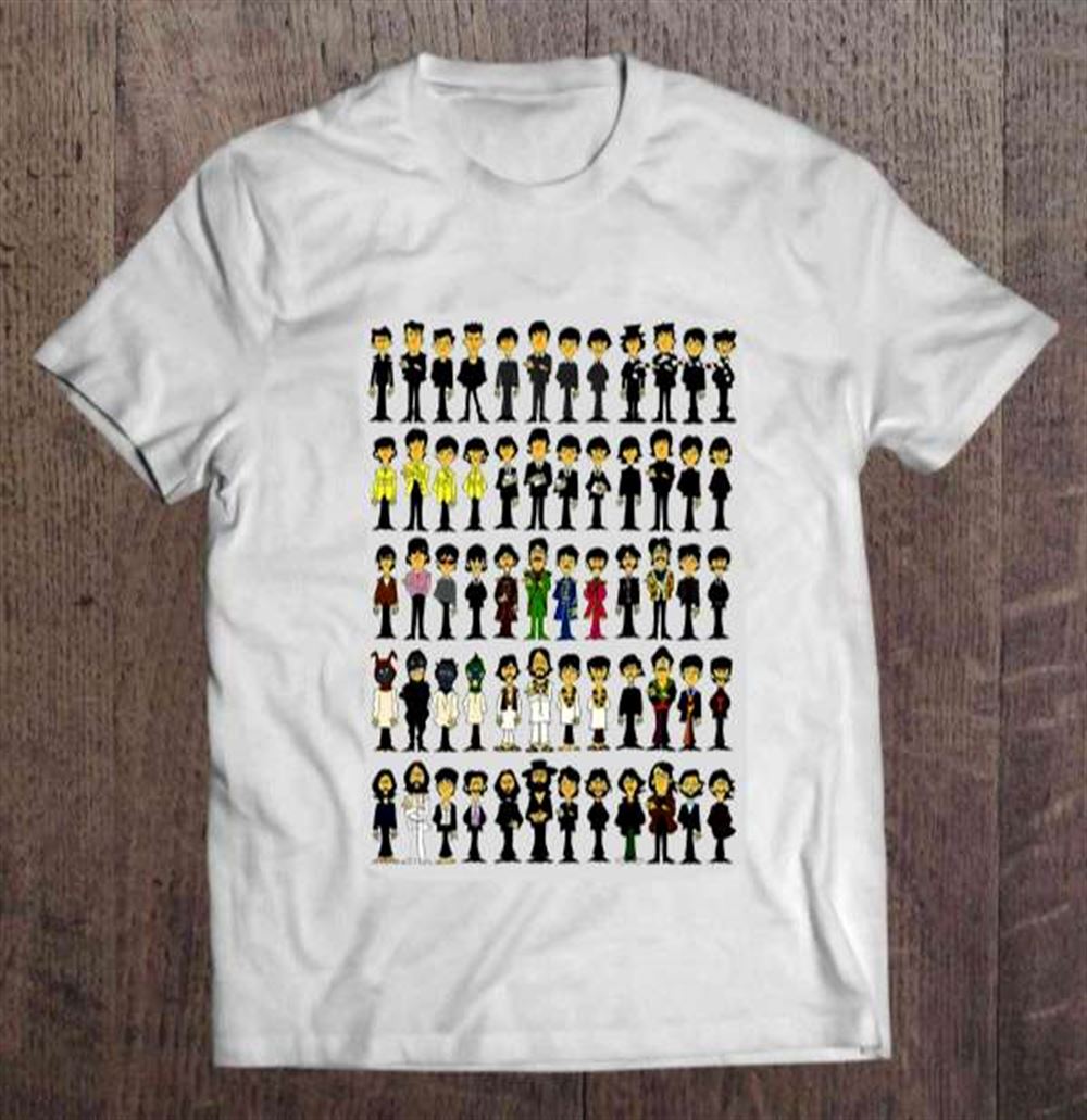 Evolution Of The Beatles T Shirt