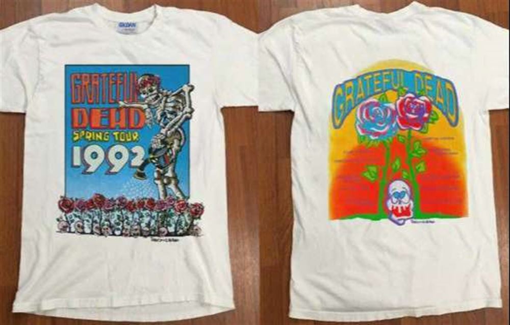 Grateful Dead Spring Tour 1992 T-shirt S-5xl