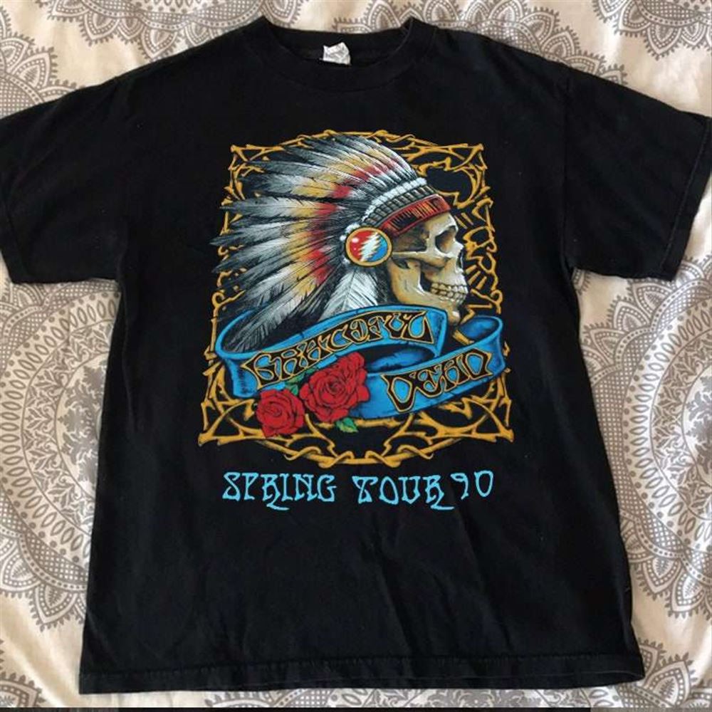 Grateful Dead Spring Tour Vintage 1990 T Shirt