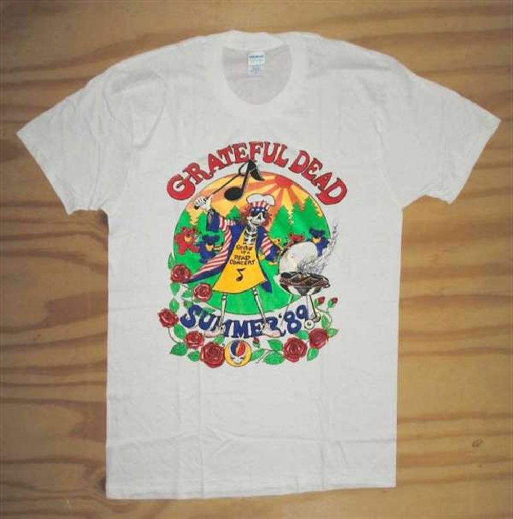 Grateful Dead Summer 1989 Tour Unisex Graphic T-shirt