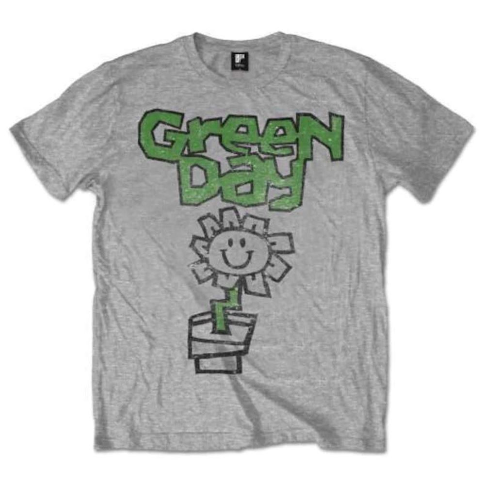 Green Day Rock Band Flower Pot Unisex T Shirt