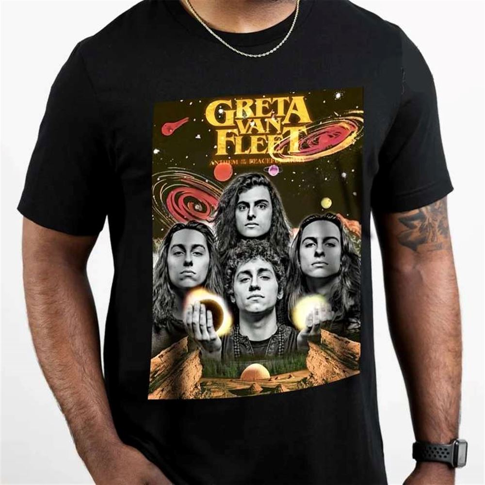 Greta Van Fleet T-shirt Tour 2022 Dreams In Gold