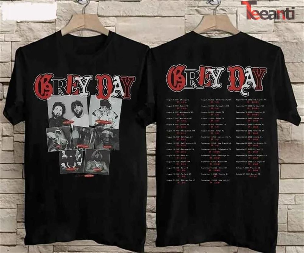 Grey Day 2022 Tour Merch T-shirt