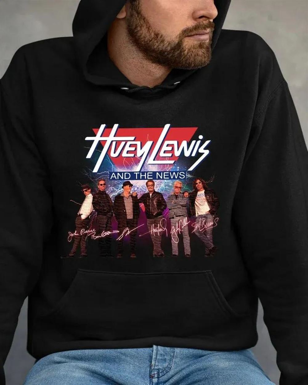 Huey Lewis And The News Vintage Style T-shirt