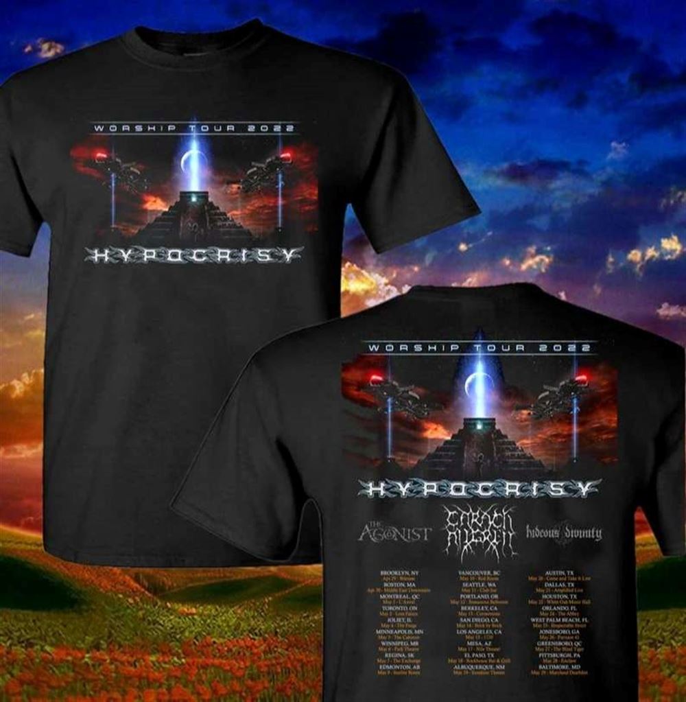 Hypocrisy Music Summer World Tour 2022 T-shirt