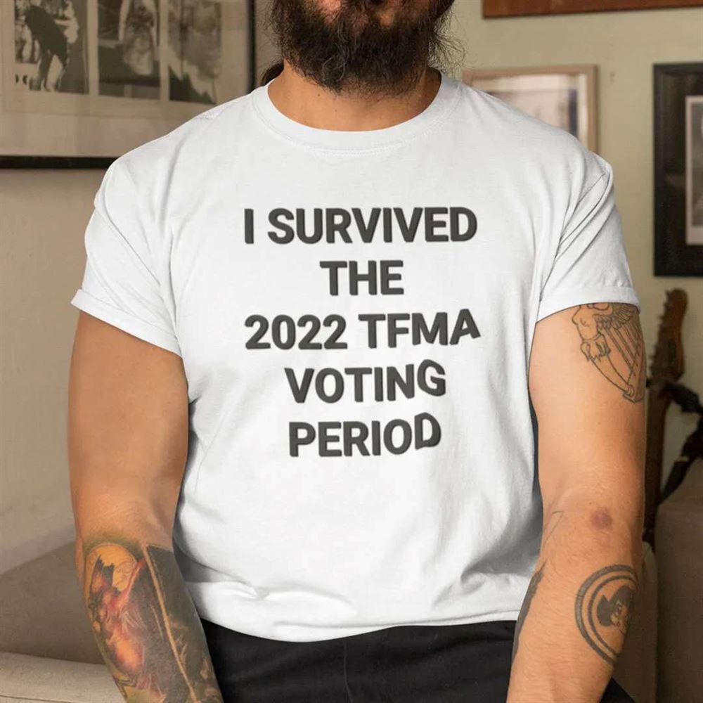 I Survived The 2022 Tfma Voting Period T-shirt Bts