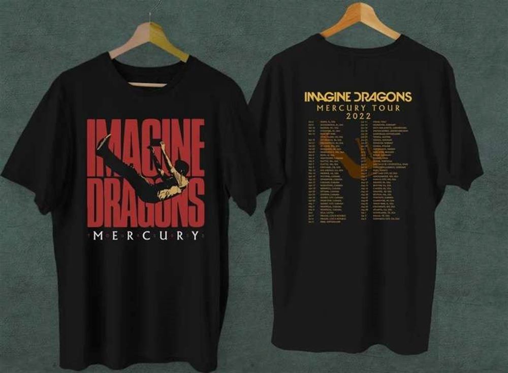 Imagine Dragons Mercury Tour 2022 Concert T-shirt