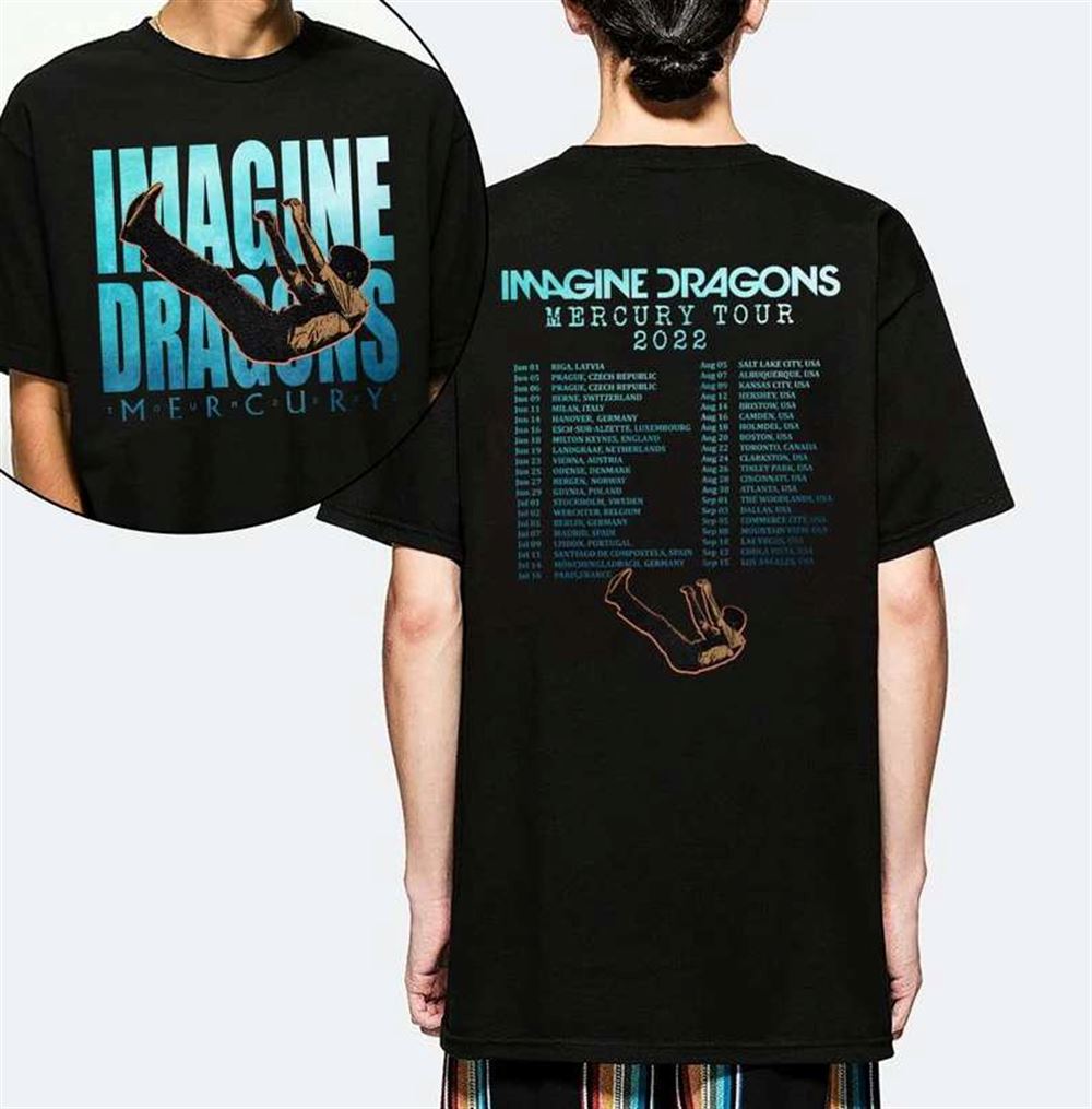 Imagine Dragons Mercury Tour 2022 T-shirt Before The Thunder-trungten-frpvb