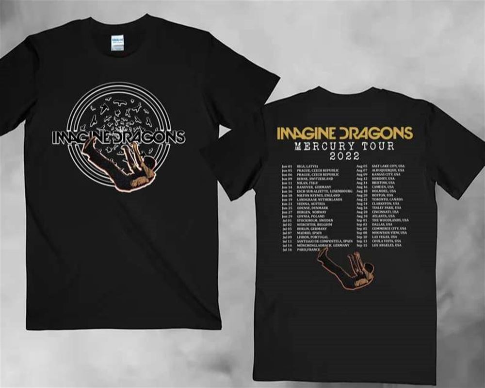 Imagine Dragons Mercury Tour 2022 T-shirt Music Concert