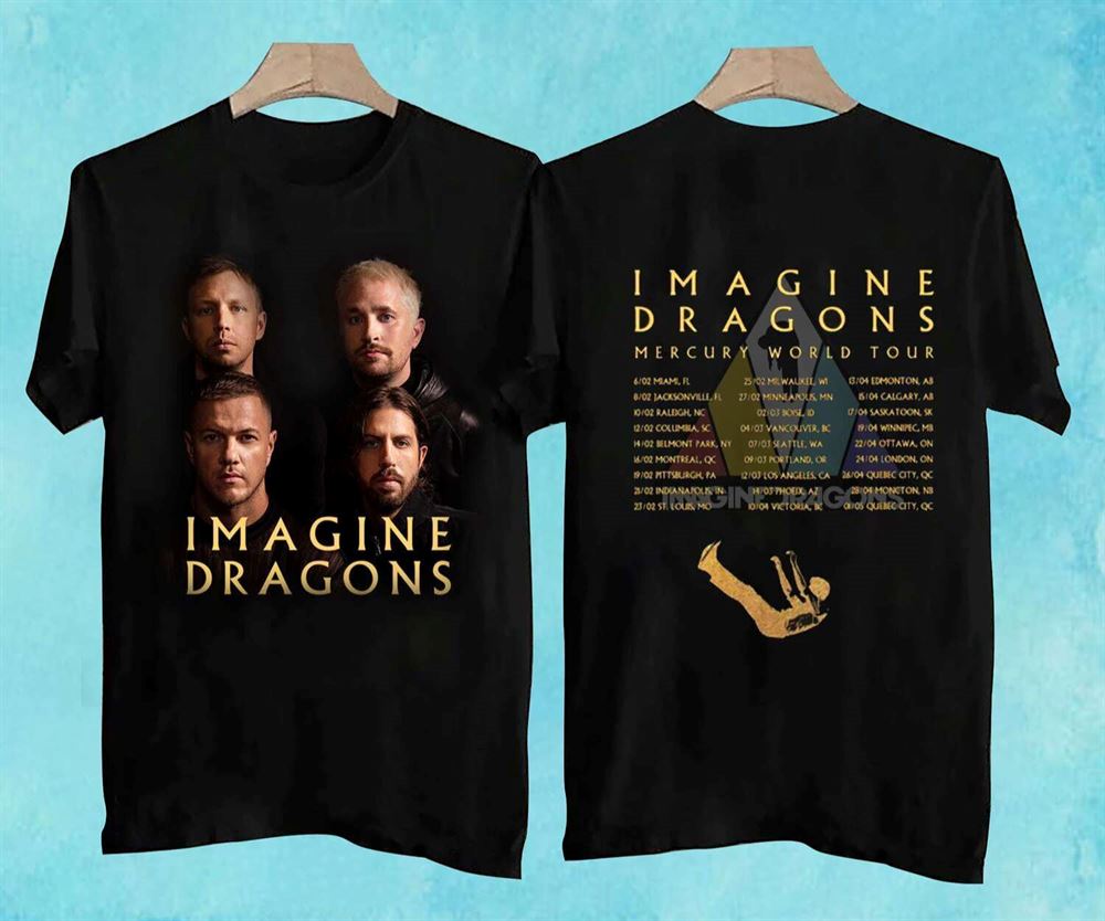 Imagine Dragons Mercury World Tour 2022 T-shirt Music