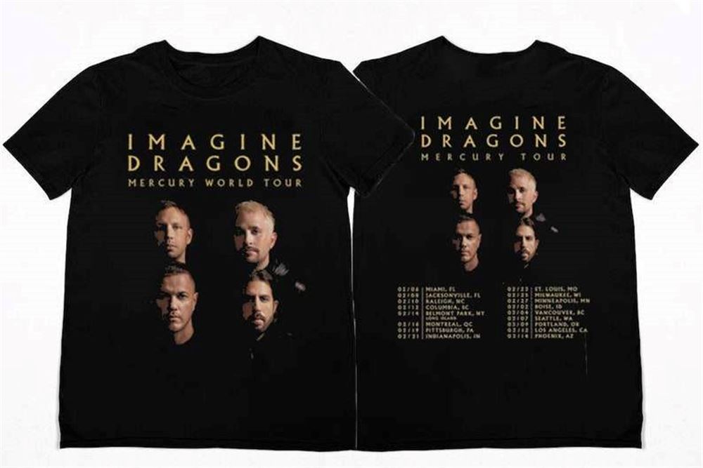 Imagine Dragons Mercury World Tour 2022 T-shirt