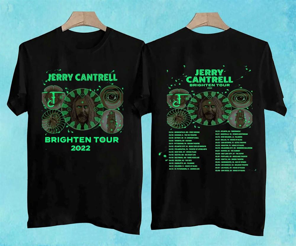 Jerry Cantrell Alice In Chains Announces 2022 North American Solo Tourgn T-shirt