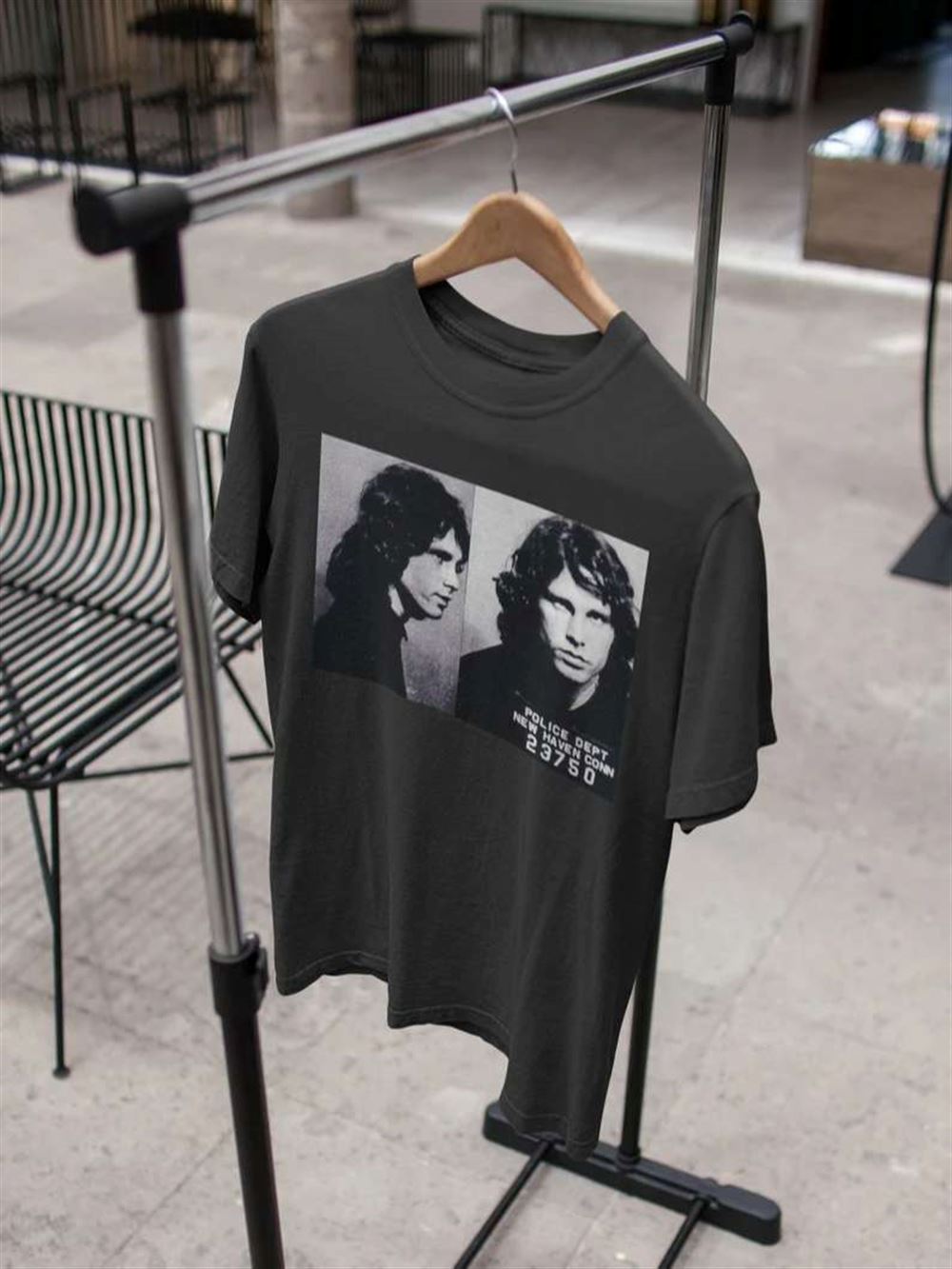 Jim Morrison Mugshot T-shirt The Doors