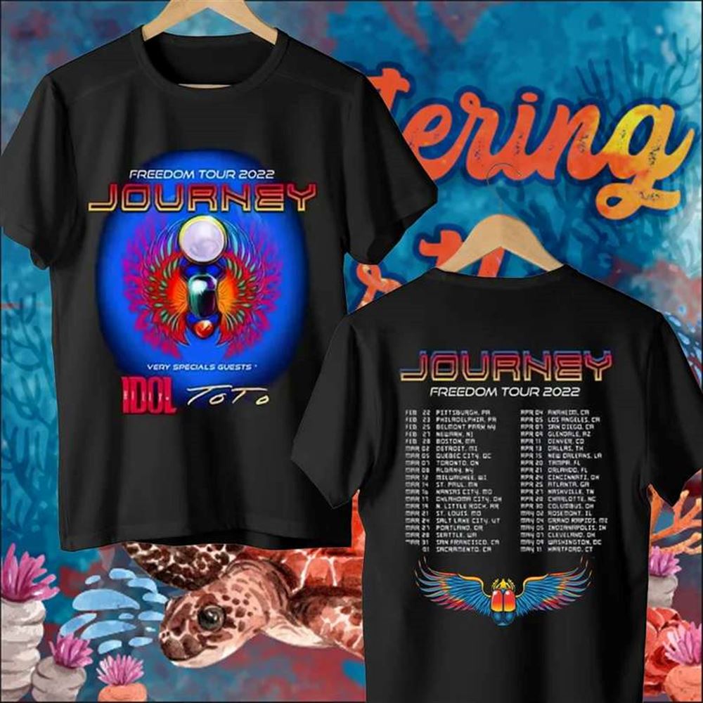 Journey Rock Legends Freedom Tour 2022 T-shirt