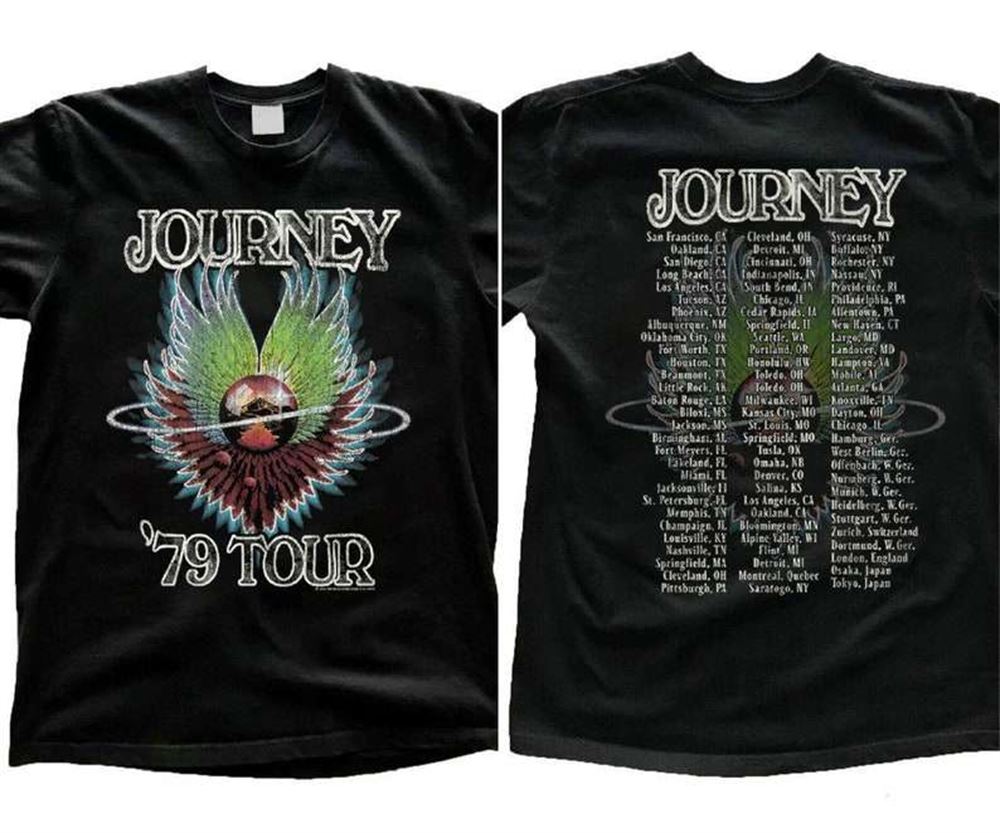 Journey Steve Perry 79 Usa Tour Vintage 1979 T Shirt