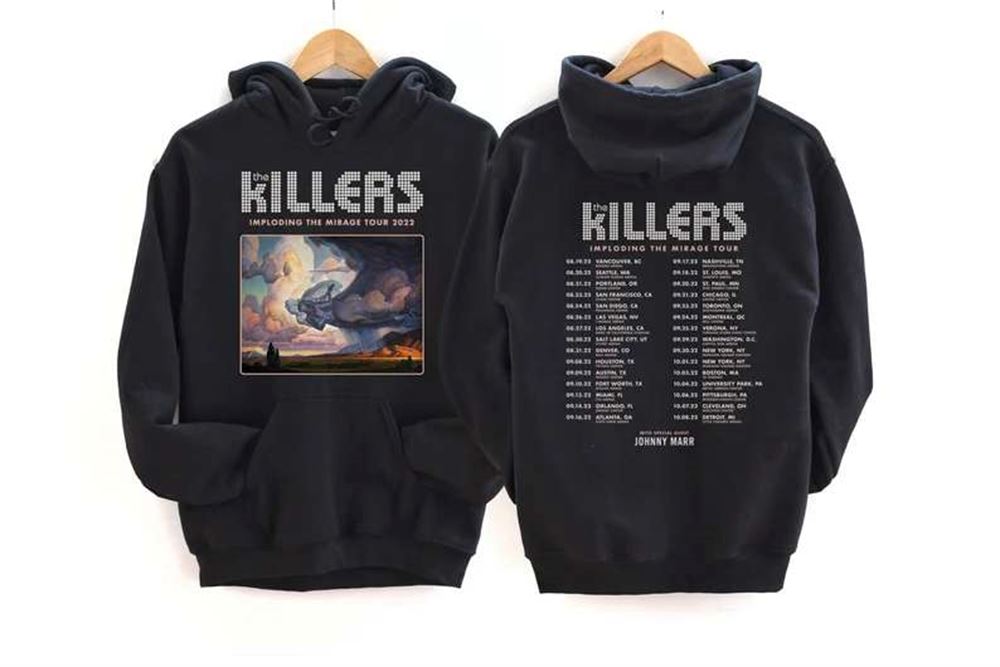 Killers Band Imploding The Mirage Tour 2022 T-shirt