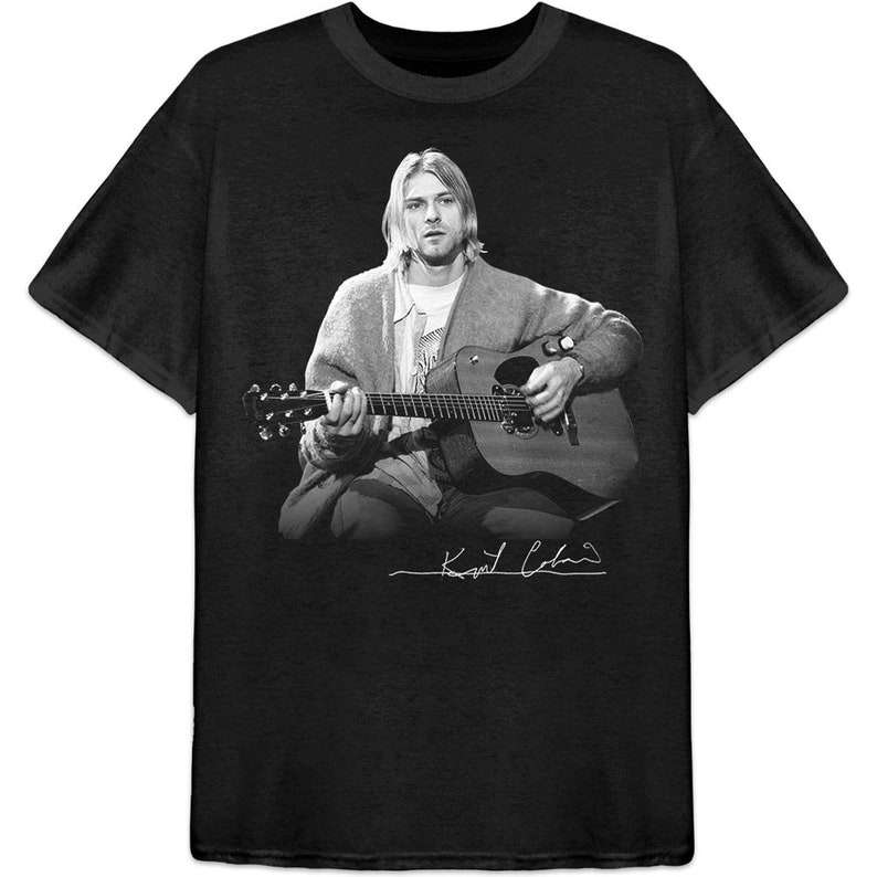 Kurt Cobain Nirvana Unplugged T-shirt