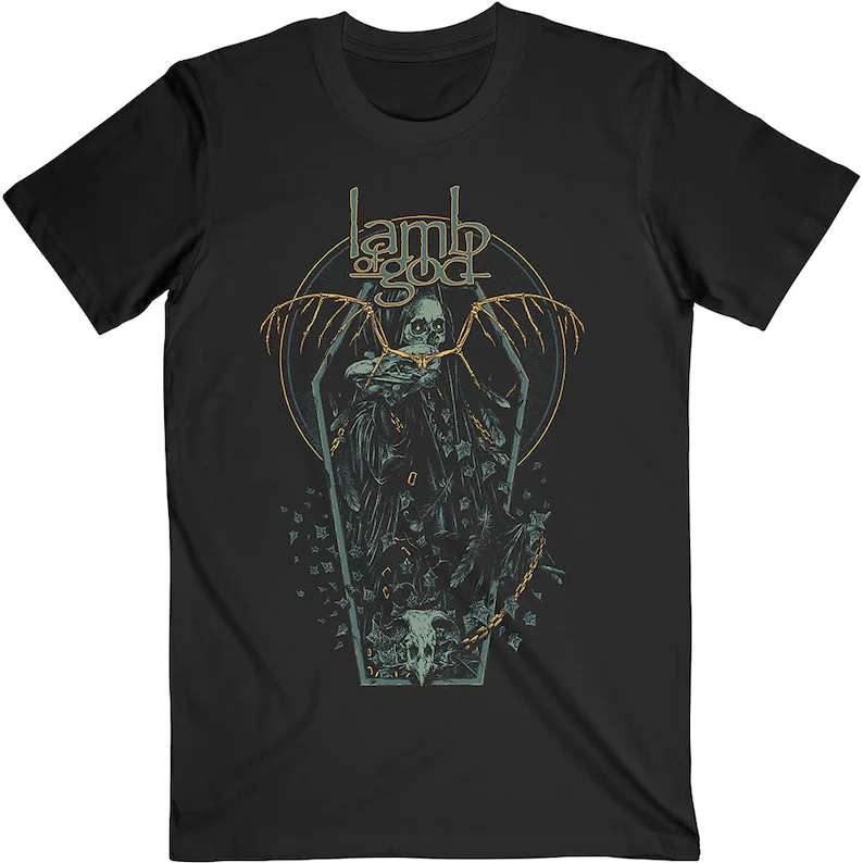 Lamb Of God Band Coffin Kopia Unisex T Shirt