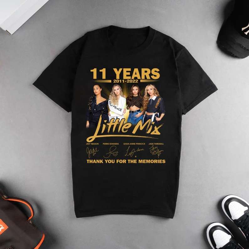 Little Mix Thanks For The Memories Signatures T-shirt