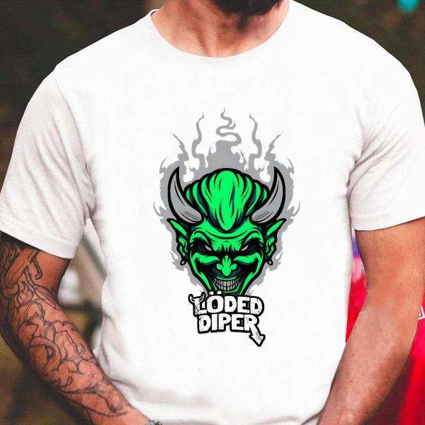 Loded Diper Band Artwork T Shirt For Men And Women