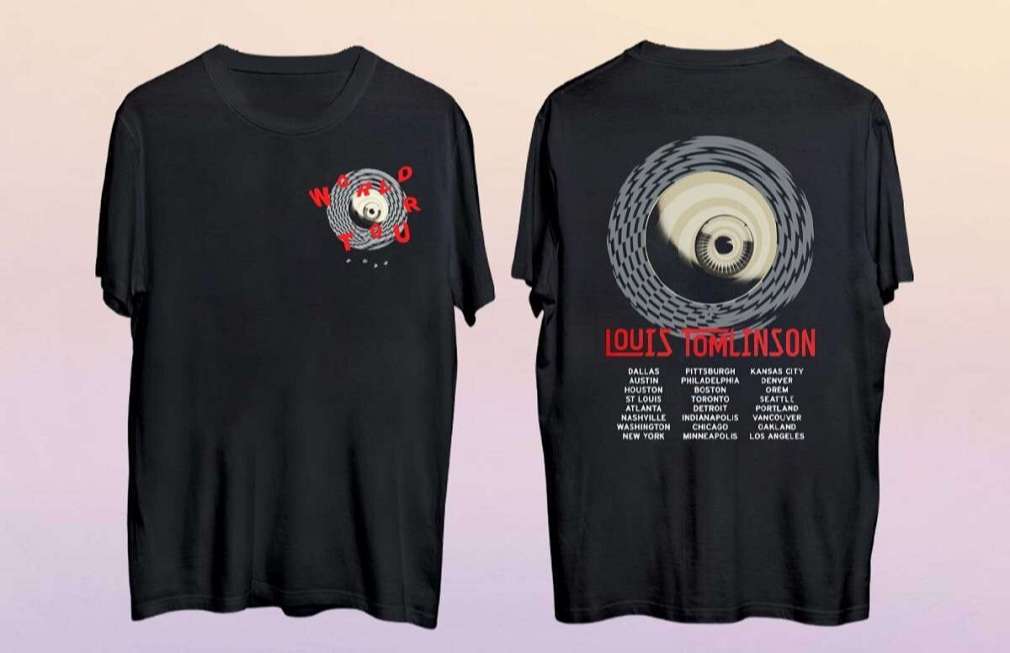 Louis Tomlinson World Tour Swirl Eye 2022 Shirt