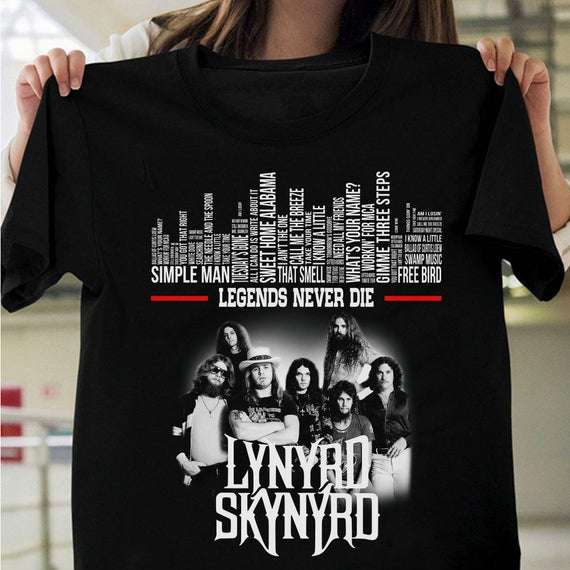 Lynyrd Skynyrd Legends Never Die T-shirt