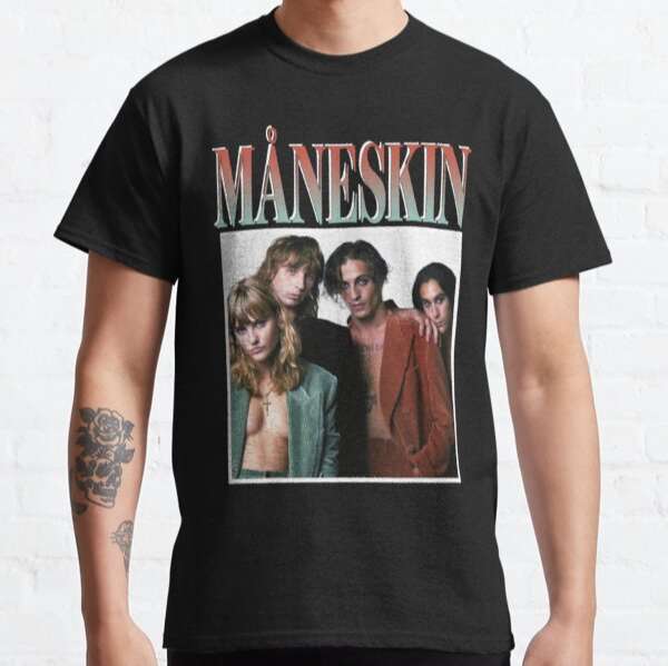 Maneskin Rock Band Music T-shirt