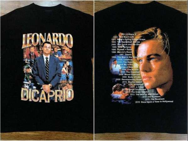 Marino Morwood Leonardo Leo Dicaprio T-shirt S-5xl