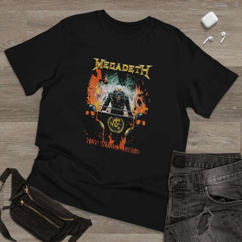 Megadeth New World Order Tour Rock Concert T Shirt