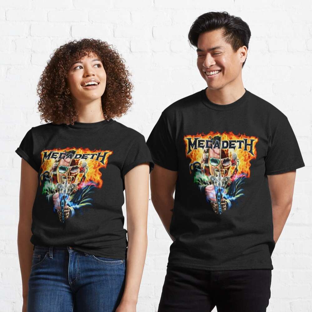 Megadeth The Death Metal American Concert Papa Ozzy Tour Classic Unisex T Shirt