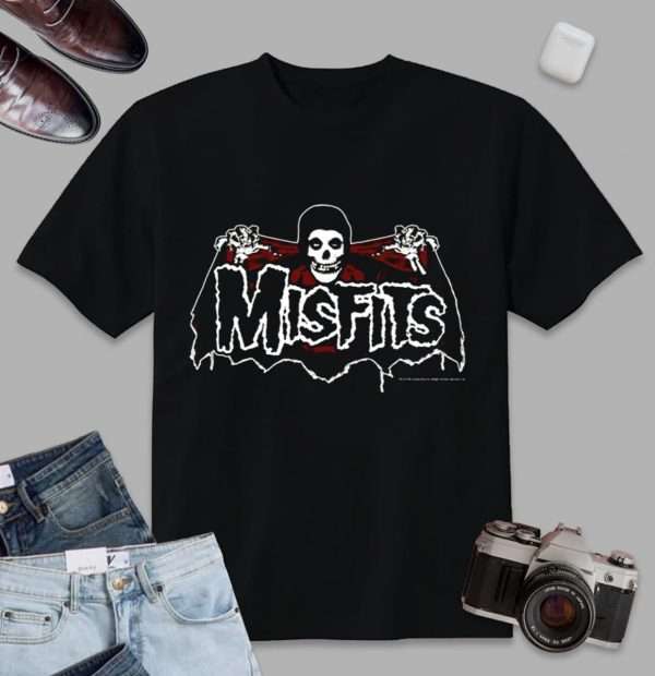 Misfits Classic Black T Shirt