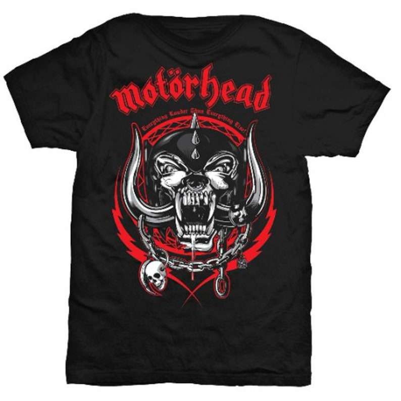 Motorhead Voltage Warpig Lemmy Kilmister T-shirt