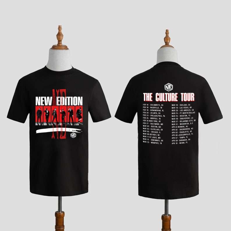 New Edition Merch The Culture Tour 2022 T-shirt