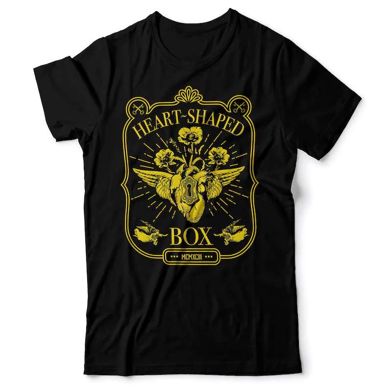 Nirvana Band Heart Shaped Box Unisex T-shirt