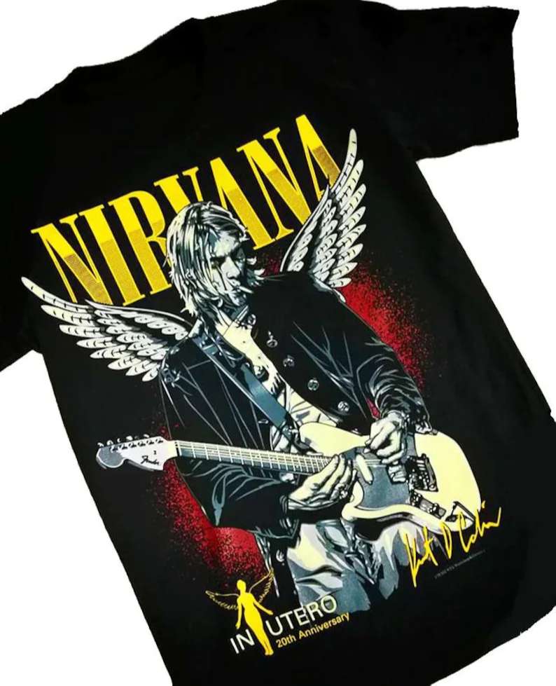 Nirvana In Utero 20th Anniversary Kurt Cobain Unisex T-shirt