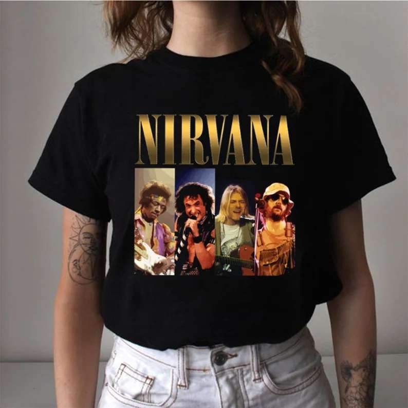 Nirvana Rock Band T-shirt Merch