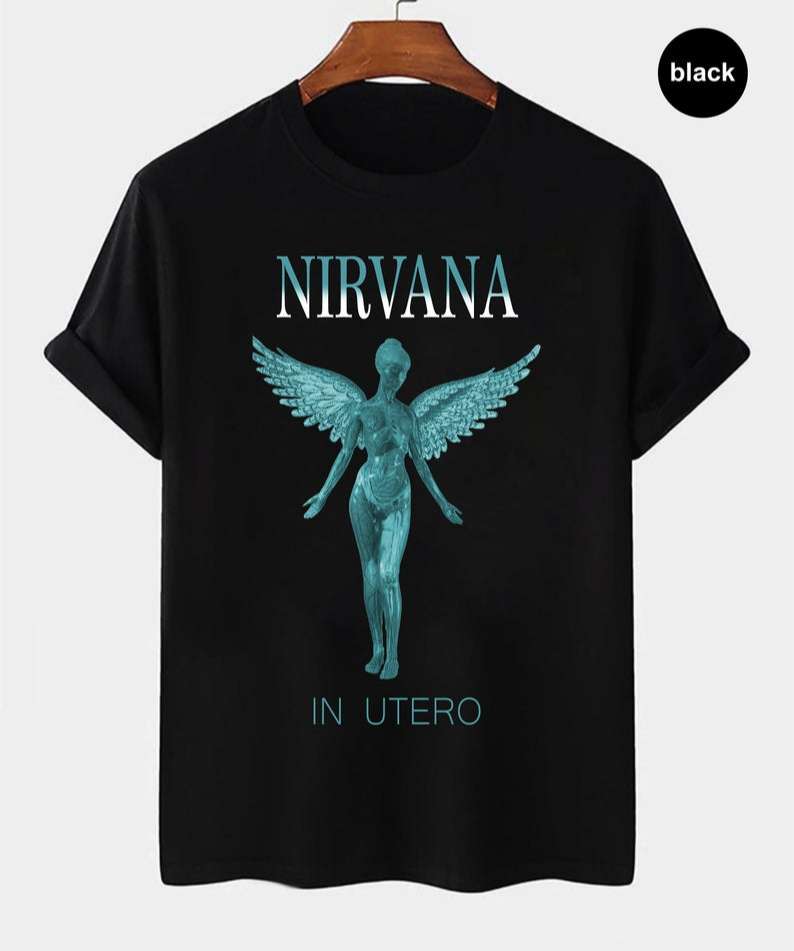 Nirvana Utero Tour Vintage Retro T-shirt