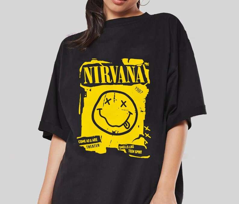 Nirvanna Smells Like Teen Sprit T-shirt Merch