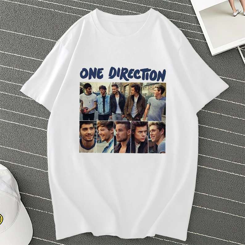 One Direction T-shirt Merch Music Band Gift