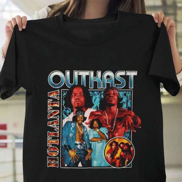 Outkast Hotlanta Band Hip Hop Tour Concert T-shirt Merch