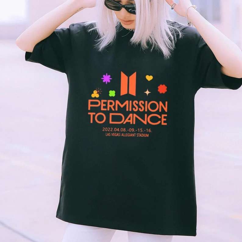 Permission To Dance On Stage Las Vegas Bts T-shirt